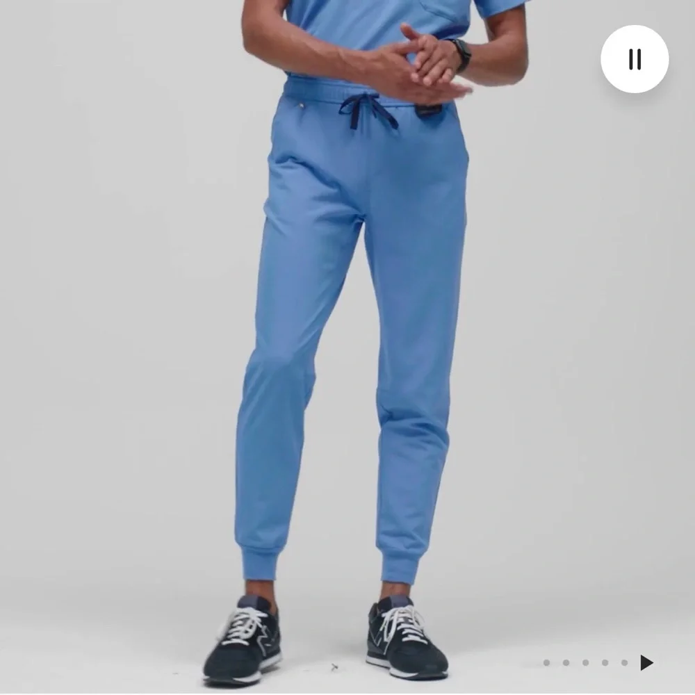 Figs Tansen Blue Scrub Jogger Pants L